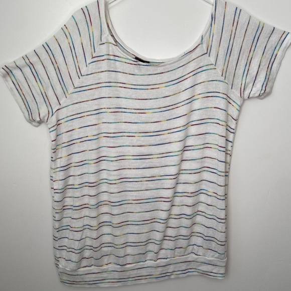 Torrid Off-Shoulder Unbrushed Hacci Striped Top Size 2X - Picture 5 of 8